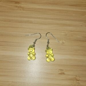 Green Gummy Bear Earrings